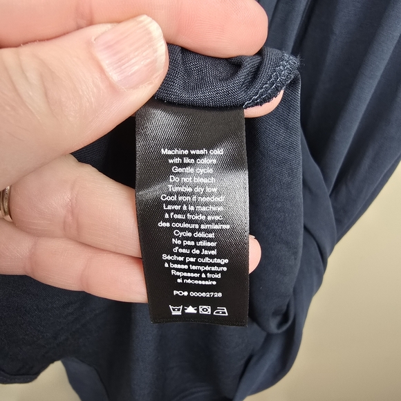 Rag & Bone Christy Wrap-Effect Modal Blend Jersey Midi Dress size M - Picture 7 of 8